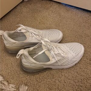 Nike White Sneakers with Air Cushioning